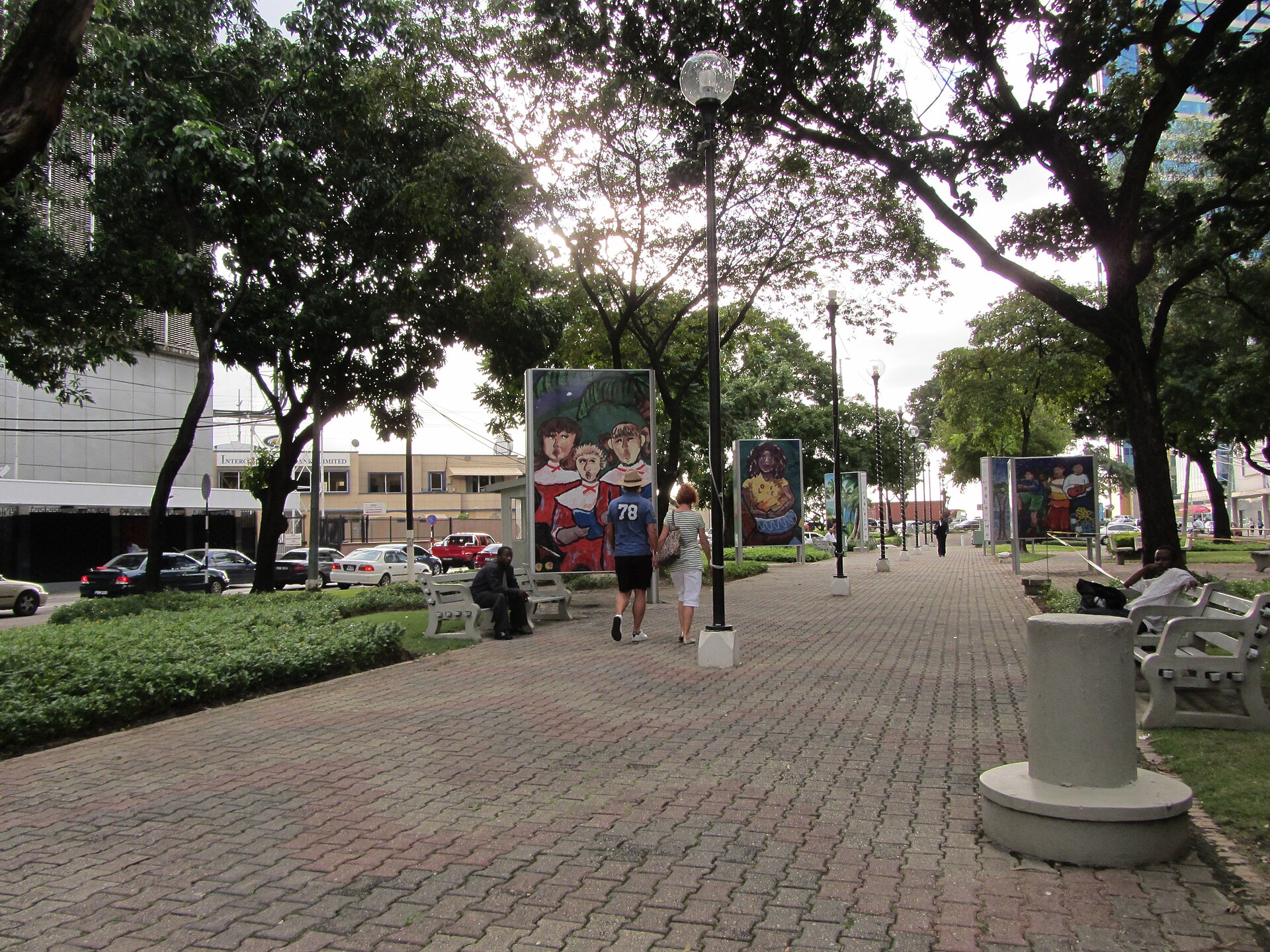 Independence Square, Port of Spain.