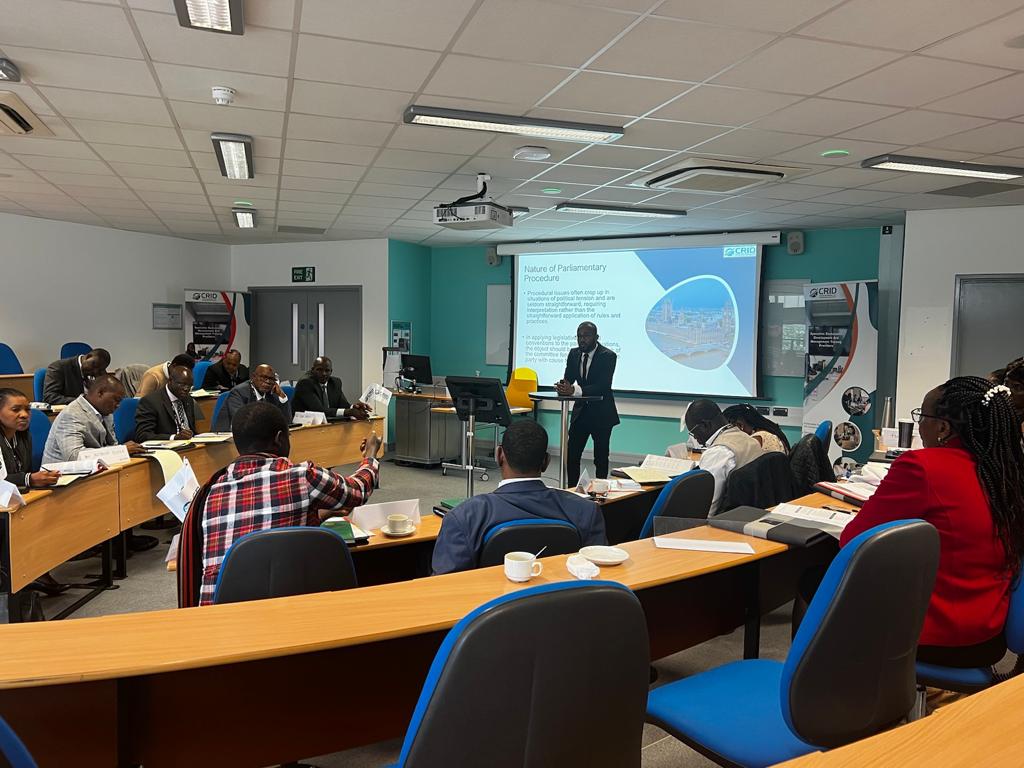Training Snr Kenyan National Assembly Members at UEL